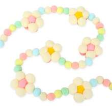 3D Felt Flower Pennant, Cute Felt Flower Ball Hanging Decor, Boho Style Felt Flower Ball Flag, Spring Felt Ball Flag Cute Flower Felt Hanging Decor, Colorful Pom Pom Flag, Home Decor, Spring Easter Home Fireplace Wall Party Supplies - Multicolor - View 13