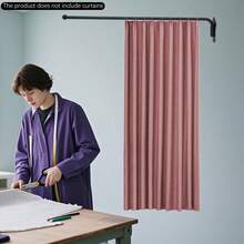 Curtain Window Rods - Siyah 1 adet - Görünüm 4