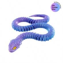 1 pieza Figura flexible de víbora impresa en 3D, 2026, con articulaciones móviles, regalo perfecto para fiestas, cumpleaños, San Valentín u ocasiones especiales - Multicolor - Ver 13