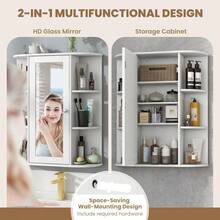 Medicine Cabinets - White - View 5