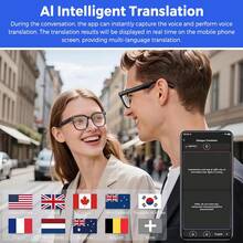 4K 800W HD AI Smart Glasses With 800W Pixels Camera With Audio | 290mAh Battery | Real-Time Translation | Voice Assistant | Object Recognition | Hands-Free Music Calls | Photochromic Lens - 查看 7