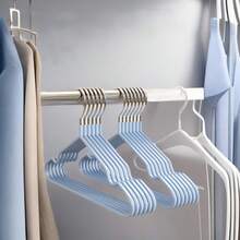 Thickened Non-Slip Clothes Hanger Dry Wet Dual-Use Sturdy Garment Storage Organizer For Closet, Home Wardrobe Essentials, Anti-Slip Design Heavy Duty Coat Rack Hanger Set, Professional Grade Clothing Display Stand, Indoor Laundry Room Organization Solution, Multifunctional Apparel Keeper For All Seasons - View 4
