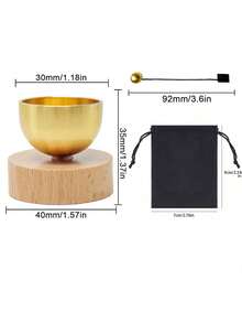 Bộ bát hát mini, bát âm thanh thiền định với âm thanh trong trẻo và dễ chịu, thích hợp cho thiền yoga và là món quà độc đáo, quà tặng sinh nhật cho gia đình và bạn bè, quà Valentine, quà cưới, quà lưu niệm, quà tặng cho phù dâu. - Nhiều màu - Xem 11