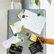 Pcs Decorative Push Pins Gre1en Leaves Flat Thumb Tacks Decorative Board Tacks For Bulletin Board, Photos Wall Maps And Other Offices Schoolssss Supplies And Accessories… - Gre1en Leaf - View 4