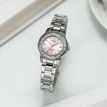 Đồng hồ nữ cao cấp Casio LLTP-1391D-4A mặt hồng, dây thép không gỉ, đính pha lê, máy quartz. - Một cỡ - Xem 4