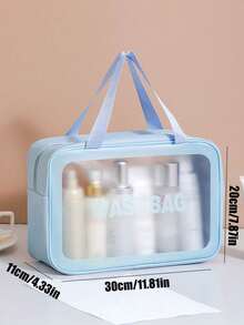 三件套旅行化妆包，防水洗漱包，PVC化妆刷收纳盒，多功能化妆品收纳包，香水收纳盒，化妆包，夏季旅行必备，可收纳口红、化妆刷、眼线笔、眼影、镜子、唇彩、护肤品、牙刷、杯子、香皂、洗发水、梳子、手表、手机、项链、首饰、电子产品等，是浴室必备的化妆品收纳包。 - 彩色 - 查看 23