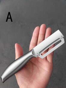 1/2 piezas Pelador multifuncional de acero inoxidable, para pelar fácilmente frutas, melón de invierno, caña de azúcar, calabaza, etc. - Multicolor - Ver 6