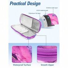 YOUSHARES Medicine Storage Bags - Marble Purple - View 5