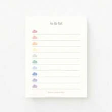 1 Set, Asymmetric Beige Cloud Mirror + 1 Notebook With 50 Pages - Beige Mirror + Cloud-shaped Notepad - View 4