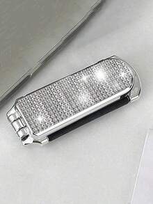 1pc Sparkling Rhinestone Folding Comb,Makeup Comb, Massage Comb, Luxury Mini Hair Brush With Mirror,Women's Hair Styling Compact, Portable Pocket Comb,Hair Products And Accessories For Barber Salon Beauty Travel Essentials,Perfect Gift For Family, Friends, Loved Ones,Ideal Birthday Gifts, Holiday Gifts, Party Gifts, Mother's Day Gifts,Wedding Gifts, Back-To-School Gifts - Multicolor - View 14