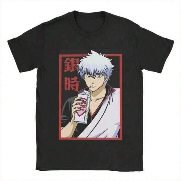2026 Fashionable Easter Clothing For Men And Women, Casual Printed Crew Neck Short Sleeve T-Shirt, 2026 Summer Casual Gintamas T-Shirt For Men, Crew Neck Pure Cotton T-Shirt, Gintoki Sakata Short Sleeve T-Shirt, Summer Clothing, Tops, Pure Cotton, Spring And Summer Holiday Clothing, T-Shirts, Unique Printed Casual T-Shirt, Pure Cotton T-Shirt, Fashionable Printed Casual T-Shirt, Suitable For All Seasons, Comfortable And Stylish For All Seasons, Knitted Cotton Graphic Print T-Shirt, Sizes 2Y-10Y, S-XXXL, Children's Clothing For Boys, Children's Clothing For Girls, Men's Clothing, Women's Tops, Perfect Gift For Easter And Mother's Day, For Men And Women, Can Be Mixed With Parent-Child Outfits.