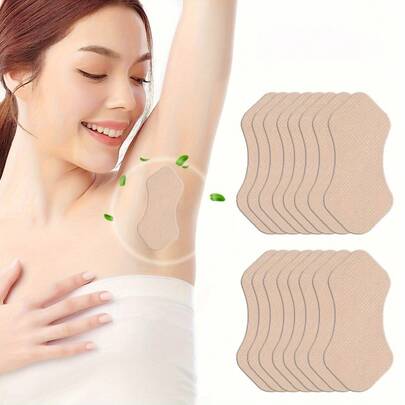 20pcs Units Of Unseen Self-Sticking Pads That Absorb Sweat And Neutralize Odors - Single-Use Underarm Pads, Leave No Marks, Ideal For Underarms And Feet - Perfect For The Gym, Travel, Everyday Use - Suitable For All Genders