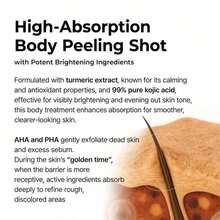 Exfoliating Turmeric Spray Body And Face Peel Spray Soothing Moisturizing Skin 200ml Exfoliating Kojic Acid Turmeric Spray - Hyaluronic Acid - 查看 6