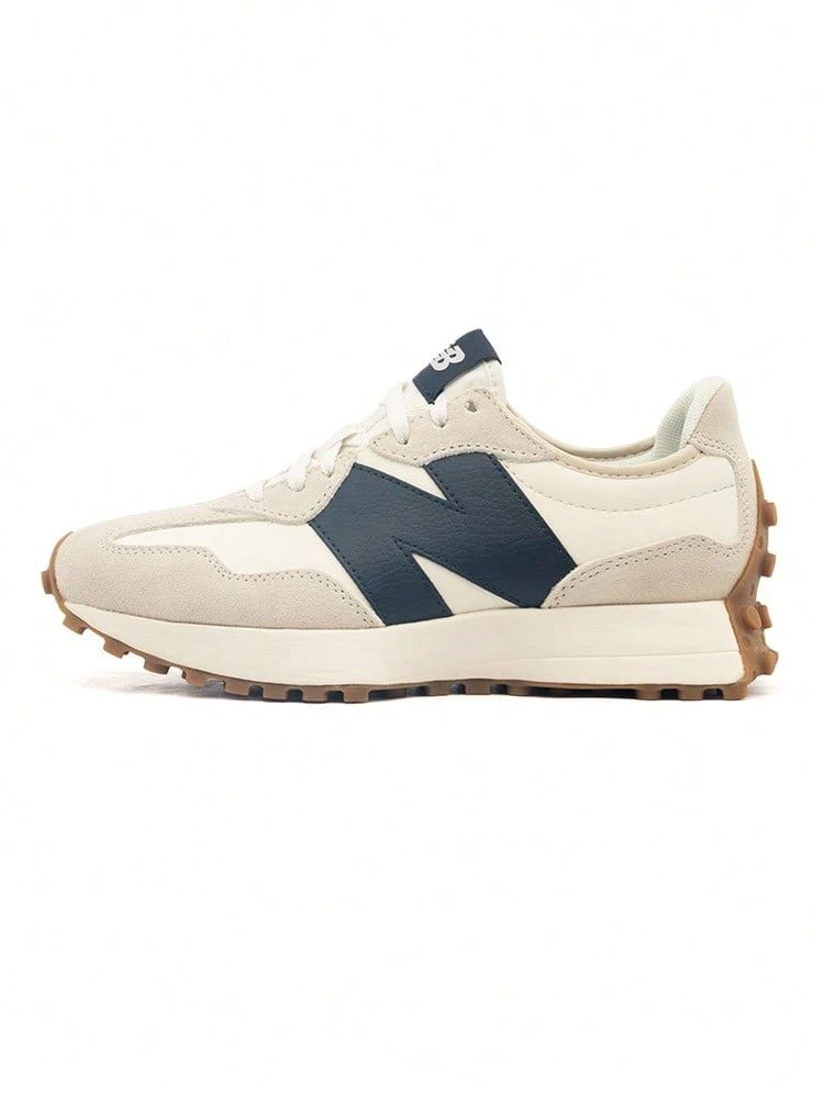 Giày thể thao nữ New Balance dòng 327 cổ thấp, kiểu dáng thường ngày, giày chạy bộ retro, bộ sưu tập Xuân 2026 WS327KB - Màu be - Xem 1