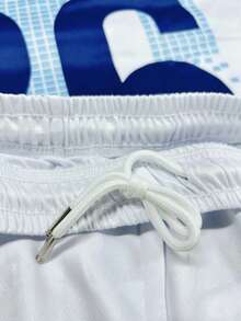 Custom Argentina Style Men's Soccer Jersey Set: Classic Sky Blue And White Striped Soccer Jersey, Customizable With Name, Number And Team Logo. Breathable Quick-Dry Training Uniform - White - View 10