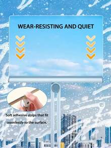 1pc/2pcs Foldable Rotating Glass Squeegee, Deep Cleaning Tool For Kitchen, Bathroom And Living Room - Wipers - View 4