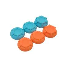 6 piezas de tapas de palanca de mando de silicona para Nintendo Switch 2 y controladores Switch 2 Pro, antideslizante, antirayado, a prueba de sudor, mejorando la sensación y la experiencia de funcionamiento - Ver 9