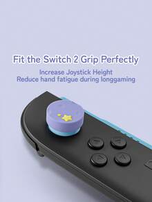 GeekShare 4pcs Cute Silicone Joystick Thumb Grip Caps Compatible With Nintendo Switch 2 - View 4
