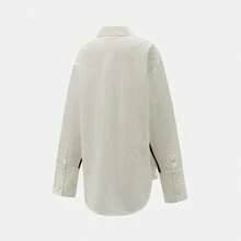 Adidas Originals Đầm sơ mi dài tay dành cho nữ KC6538 - Màu trắng kem - Xem 2