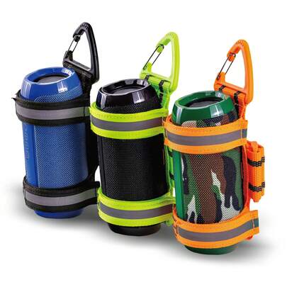 Multi-Functional Fixed Strap, Adopting Anti-Slip Webbing And Triangular Hooks, Can Firmly Fix Speakers, Water Bottles On Bicycles. With Reflective Strips For Safer Night Riding. Fits 6-10cm Diameter Items, Can Hang On Backpacks, Belts For Hiking, Portable And Practical