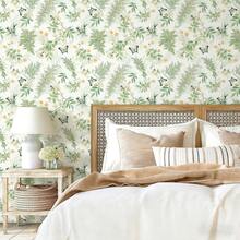 1 Cuộn Giấy Dán Tường Tự Dính Họa Tiết Hoa và Bướm Phong Cách Bohemian, Giấy Dán Tường Phong Cách Đồng Quê Tươi Mát, Giấy Dán Tường PET Không Mối Nối, Chống Thấm Nước, Dễ Dán Và Tháo Gỡ, Thích Hợp Cho Nhà Bếp, Phòng Ăn, Phòng Khách, Lối Vào, Phông Nền Sofa, Phòng Học, Đầu Giường Phòng Ngủ, Trang Trí Tường TV, Sửa Chữa Tủ/Tủ Quần Áo, Trang Trí Nhà Thuê, Ghép Thẳng, 17.32x118.11/196.85/393.7 Inch - Hoa và bướm - Xem 2