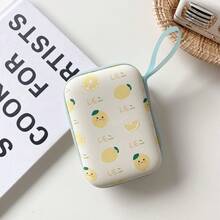 Cute Cartoon CCD Camera Bag, Portable Mini Digital Storage Bag, Fruit Print Cable, Earphone, Charger Protective Case, Anti-Pressure Anti-Drop Hard Shell Bag, Student Accessory Organizer - View 19