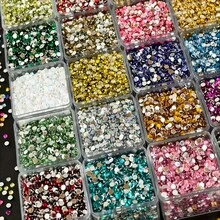 21,000 Pieces, 25 Colors - 5D Resin Round Glitter DIY Kit, 3mm Diameter, Silver Flat-Back Rhinestones, Suitable For Creative Hand-Painting On Coasters, Keychains, Wreaths, Nail Art, Clothing, And Jewelry Accessories; Beads For Jewelry Making; Bracelet-Making Materials; Clothing Beads; Sewing Beads; Embroidery Beads; Nail Art And Gemstones; Resin Jewelry; Craft Supplies; Decorative Beads; Fashion Designers - Nhiều màu/25 màu - Xem 4