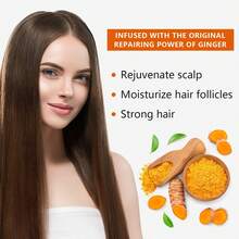 SUMIFANG 2件/套 100毫升 生姜滋养护发套装。生姜根植物精华深层滋养头皮，增强头发弹性，减少脱发和断发，改善毛囊稀疏问题，令秀发更浓密、更健康。 - 洗髮水 - 查看 7