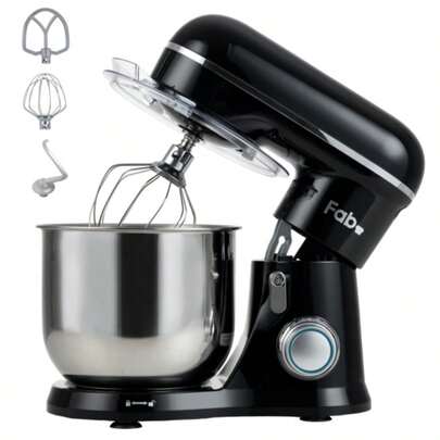 FAB 3.8QT Stand Mixer 300W 3-IN-1 Dough Mixer Electric Food Mixer, 10 Speeds Kitchen Mixer For Daily Use With Egg Whisk,Dough Hook,Flat Beater