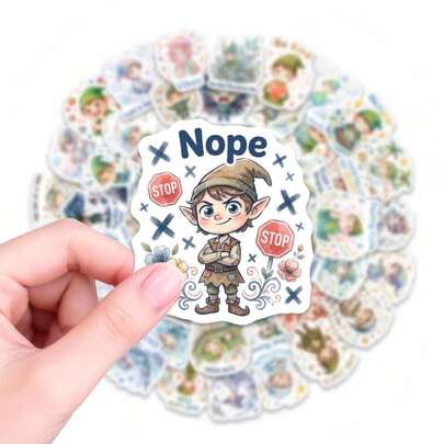 Bộ sticker hình nàng tiên dễ thương vẽ màu nước mới về, thích hợp dán lên bình nước, vali, ván trượt và đồ trang trí, hoàn hảo cho các bữa tiệc, kỳ nghỉ, quà tặng và giải thưởng.