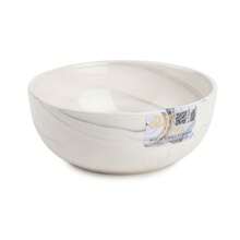 Grey Marble Ceramic Bowl For Kitchen Dining Serving Salad Soup Pasta - 1 - View 3