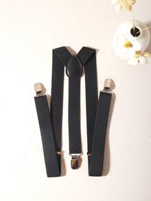 女士细肩带，2.5毫米Y型可调节弹力肩带，带金属夹扣 - A - 查看 2