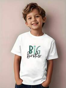 Fashionable T-Shirt For Kids - White - View 1