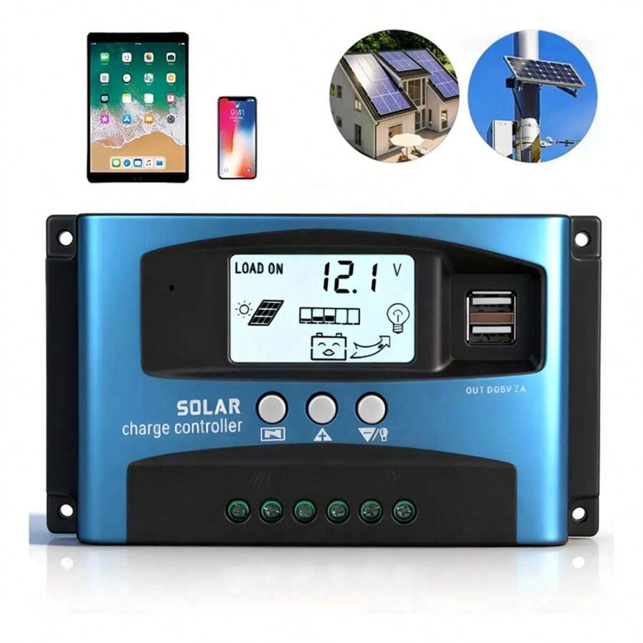 Solar Panel - Blue - View 1