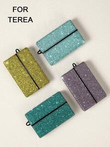 1pc Exclusive Luxury Rhinestone Studded Protective Case For TEREA, Fully Covered With A-Grade Artificial Diamonds For Sparkling Glamorous Effect, Suitable For TEREA, IQOS ILUMA, Best Used In Bright Lighting Environments - Multicolor - View 1