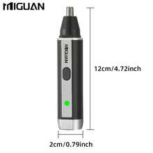 四合一专业理容套装，USB充电式鼻毛/耳毛修剪器、胡须/眉毛剃刀，男士个人护理工具，电池容量500mAh - A - 查看 4