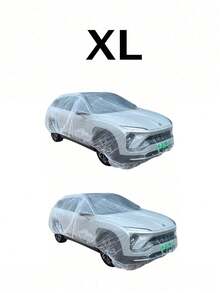 Bạt phủ xe bằng nhựa trong suốt | Bạt bảo vệ xe dùng một lần bằng màng PE trong suốt, chống mọi thời tiết, chống thấm nước, chống tuyết, chống bụi, chống tia UV | Loại đa năng, phù hợp với xe sedan, SUV, xe tải và nhiều loại xe khác | Có thể sử dụng trong nhà và ngoài trời, thích hợp cho việc đỗ xe ngắn hạn, bảo quản, chống bụi, chống gió và chống mưa khẩn cấp. - trong suốt - Xem 13