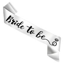 Silver Foil Bachelor/Bachelorette Party Sash Set | Bridesmaid/Bride Wedding Party Sash Set | Black Bridal Team Sashes. Suitable For Bachelor/Bachelorette Parties, Bridal Wedding Party Decorations, Gifts, Baby Shower Supplies. - Multicolor - View 10