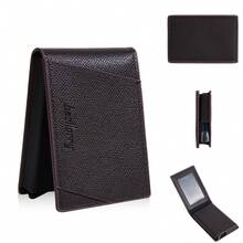 1 chiếc ví đựng thẻ siêu mỏng bằng da PU Baellerry, có hộp đựng thẻ bật lên tích hợp, chống trộm RFID, ví mini di động, nhiều ngăn đựng thẻ ID, hộp đựng thẻ thời trang. - Nhiều màu - Xem 13