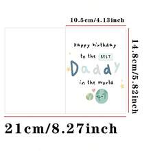 一套 - 趣味父亲节贺卡及信封，送给爸爸、爷爷、曾祖父的生日贺卡，来自儿子、女儿的贴心生日礼物 - A - 查看 2