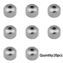 Hạt lưới thép không gỉ 3/4/6/8mm, hạt đệm lưới mạ vàng, vật liệu làm trang sức DIY - hạt đệm lưới - Xem 13