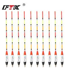 FTK 10个装远投型摇摆鱼浮漂，4种不同重量，适用于石斑鱼、鲤鱼等鱼类垂钓。 - 彩色 - 查看 2