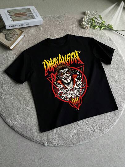 Danhausen - Very Nice Very Evil Fun Fashion Graphic T-Shirt, Soft Cotton Unisex, Affordable Everyday Wear, Great Gift For Him, Her Or A Friend