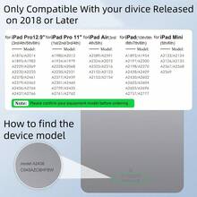Bút cảm ứng tương thích với Apple A16 thế hệ thứ 10, bút cảm ứng sạc nhanh cho các dòng máy 2025-2018 A16/11-6th, Air 11"/13" M3/M2/5th-3rd, Pro 13"/11"/M4/12.9", Mini A17 Pro/6/5th. Có chức năng chống chạm lòng bàn tay và hỗ trợ độ nghiêng. - trắng - Xem 3