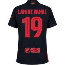 Lamine Y.Amal #19 Away 24/25 Soccer Jersey For Men Fan Version - Black - View 1
