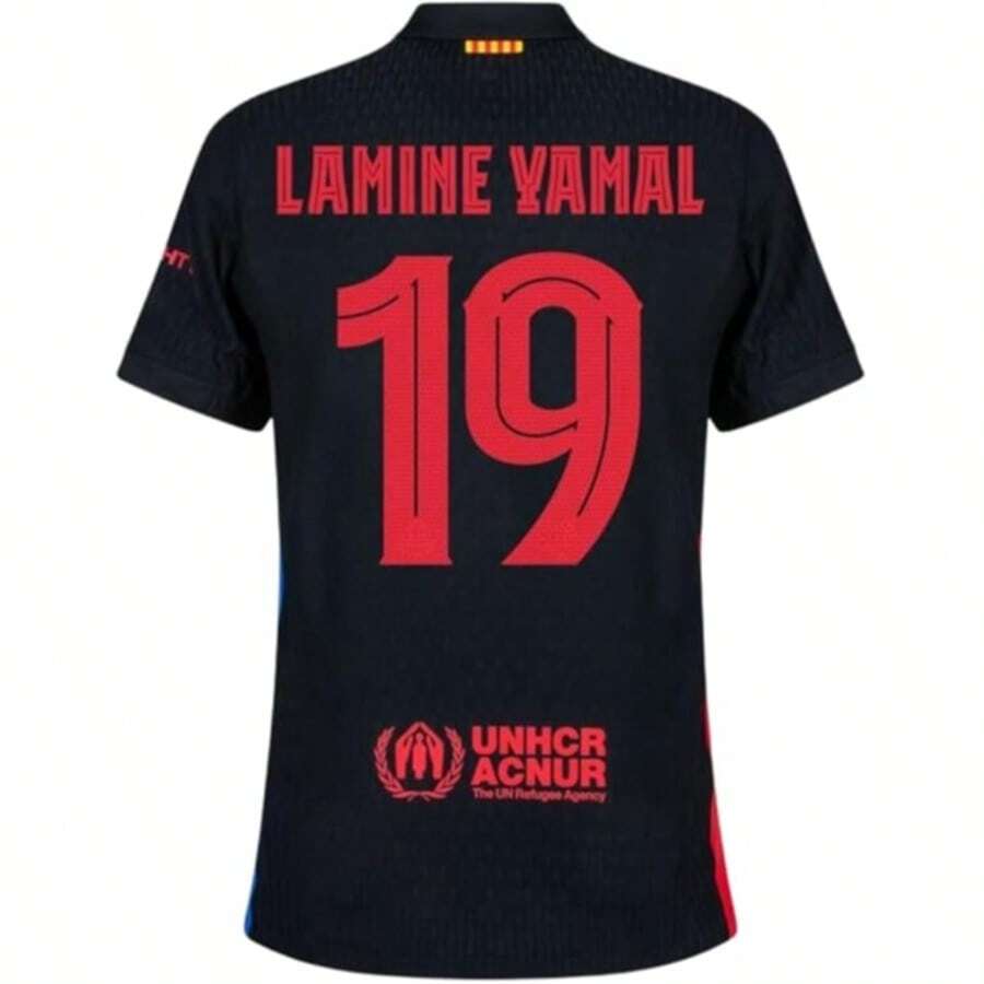 Lamine Y.Amal #19 Away 24/25 Soccer Jersey For Men Fan Version - Black - View 1