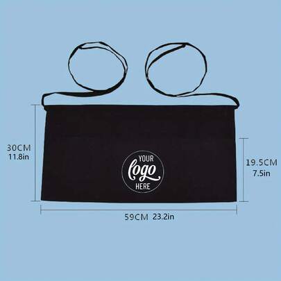 Tạp dề polyester tùy chỉnh dành cho cả nam và nữ, có 3 túi, kiểu dáng ngắn ngang eo, thích hợp làm đồ dùng nhà bếp, tạp dề phục vụ nhà hàng khách sạn, tạp dề nấu nướng, tạp dề đầu bếp, phù hợp cho nhà bếp, phòng tắm, gia đình, đa chức năng, trang trí, thời trang.