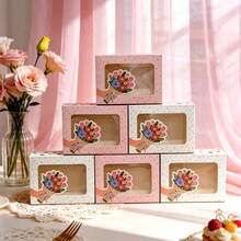 3pcs/6pcs Mother's Day High-Quality Macaron Drawer Boxes, 30*6.3*5.8cm Large French Rectangular Drawer Macaron Boxes, Transparent Baking & Dessert Packaging Boxes, Gifts & Baking Supplies - Long Drawer Box - View 13