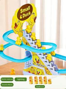 1 套 - 鸭子滑梯 - 鸭子爬楼梯玩具 - 婴儿声光玩具 - 轨道灯玩具 - 音乐鸭子自动爬楼梯 - 儿童玩具 - 生日礼物 - 复活节礼物 - 圣诞节礼物 - 完美礼物 - 礼物 - 儿童玩具 - 彩色 - 查看 16