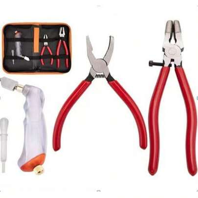 4-delige mozaïekglastangenset, handsnijder, breektang, tegeltang